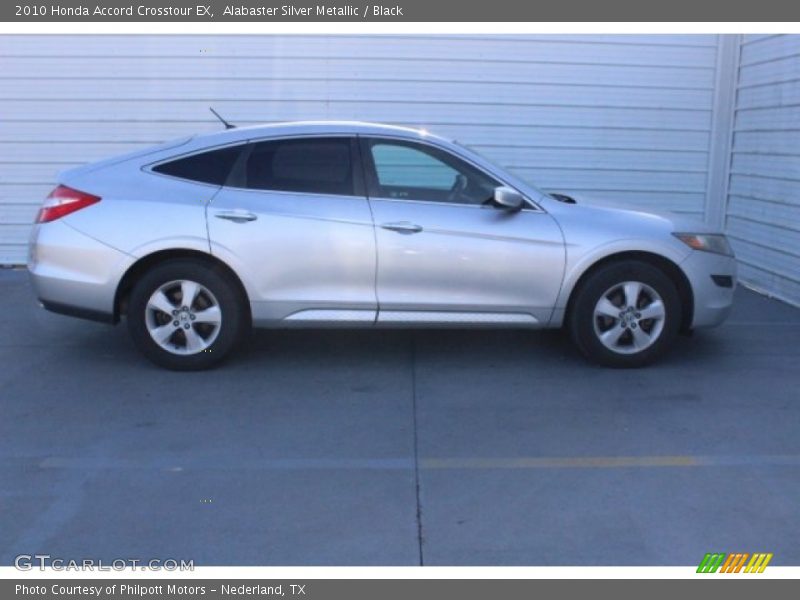 Alabaster Silver Metallic / Black 2010 Honda Accord Crosstour EX
