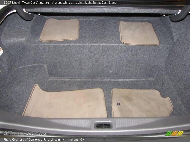 Vibrant White / Medium Light Stone/Dark Stone 2005 Lincoln Town Car Signature