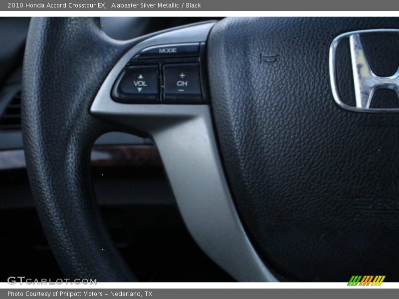 Alabaster Silver Metallic / Black 2010 Honda Accord Crosstour EX