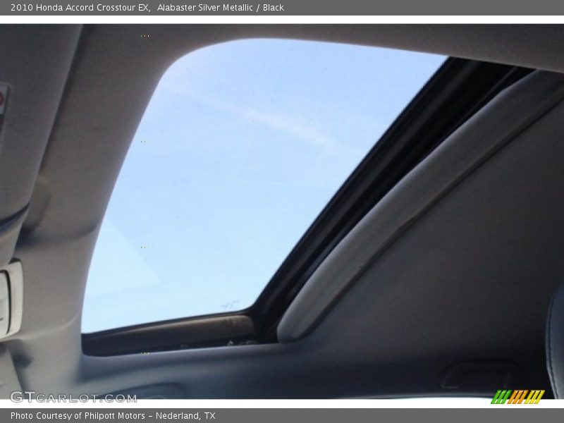 Alabaster Silver Metallic / Black 2010 Honda Accord Crosstour EX