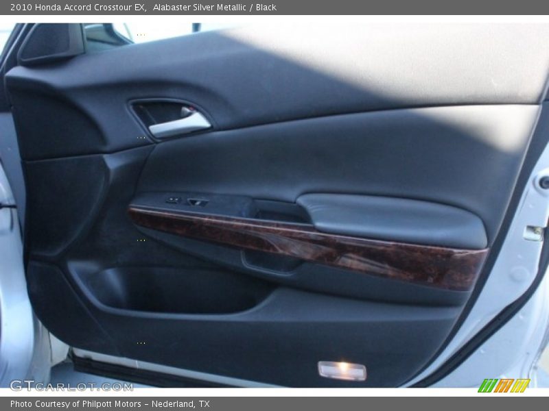 Alabaster Silver Metallic / Black 2010 Honda Accord Crosstour EX