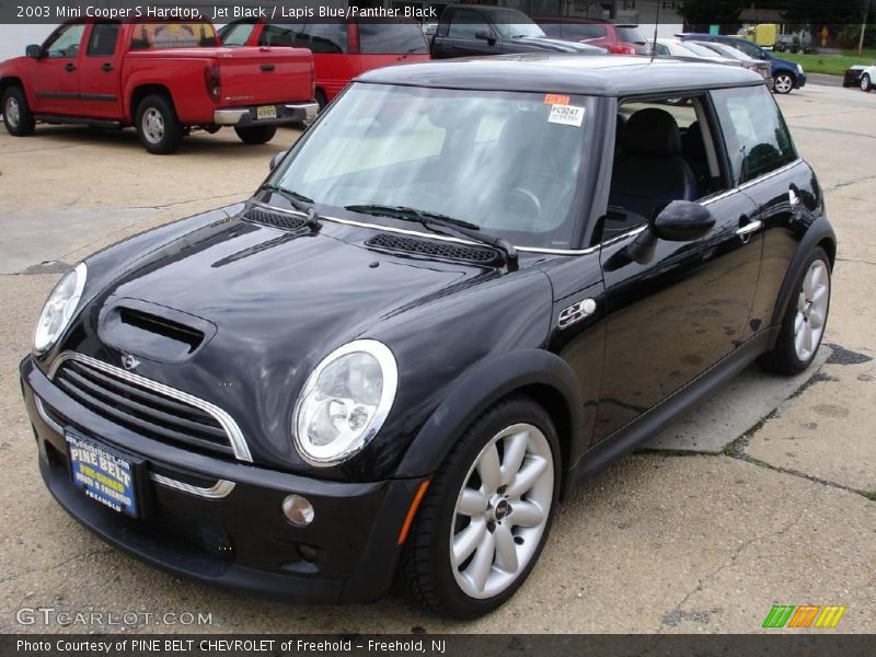 Jet Black / Lapis Blue/Panther Black 2003 Mini Cooper S Hardtop