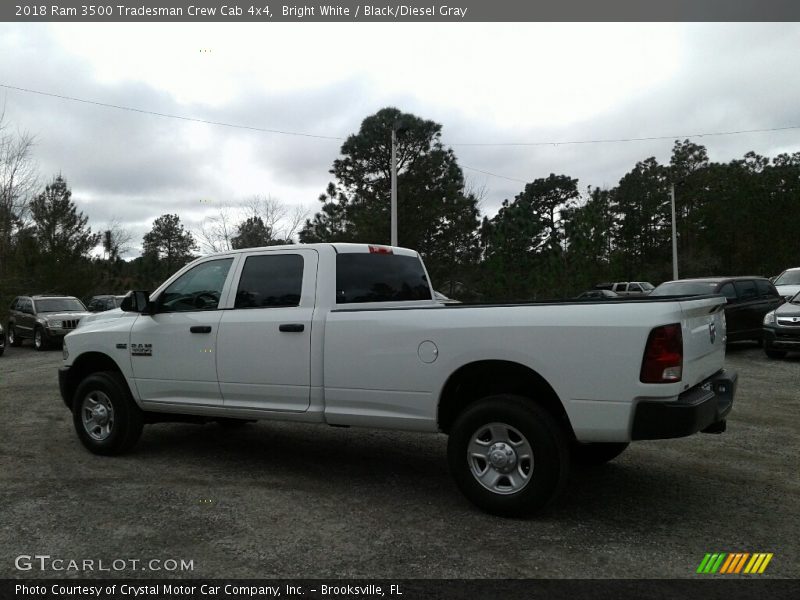 Bright White / Black/Diesel Gray 2018 Ram 3500 Tradesman Crew Cab 4x4