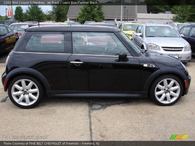 Jet Black / Lapis Blue/Panther Black 2003 Mini Cooper S Hardtop