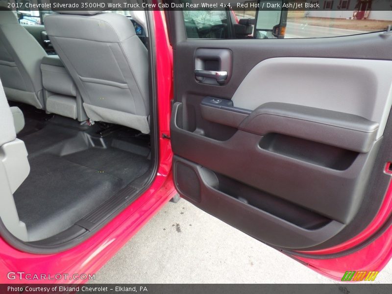 Red Hot / Dark Ash/Jet Black 2017 Chevrolet Silverado 3500HD Work Truck Crew Cab Dual Rear Wheel 4x4
