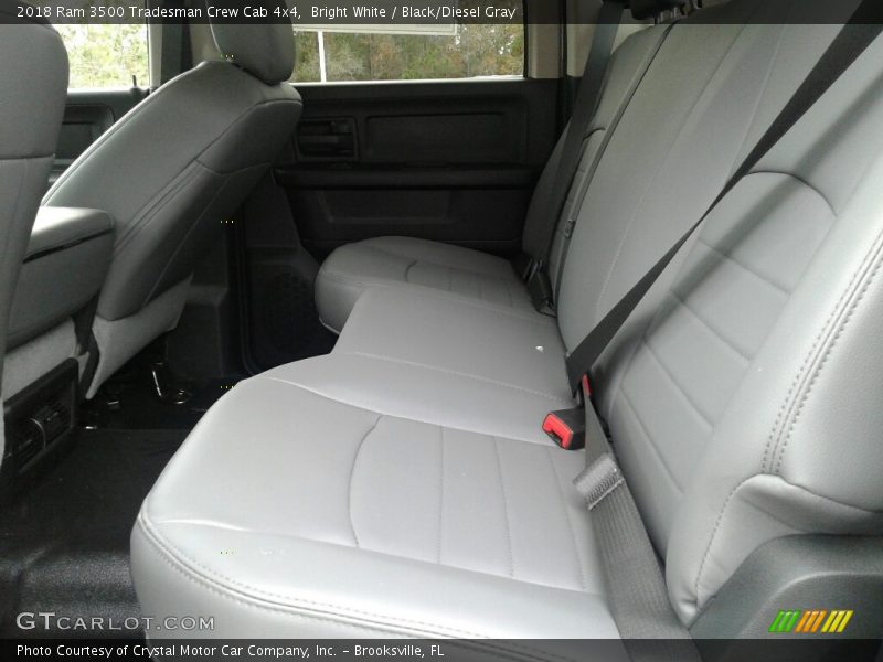 Bright White / Black/Diesel Gray 2018 Ram 3500 Tradesman Crew Cab 4x4