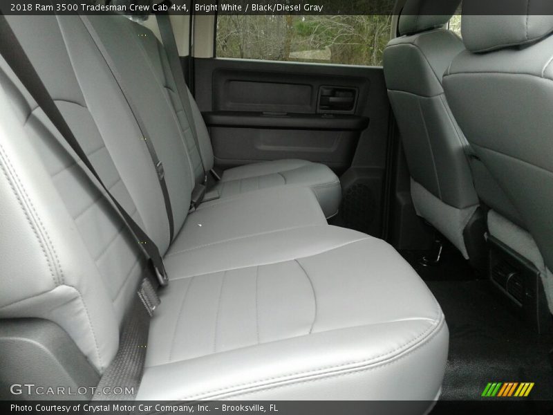 Bright White / Black/Diesel Gray 2018 Ram 3500 Tradesman Crew Cab 4x4