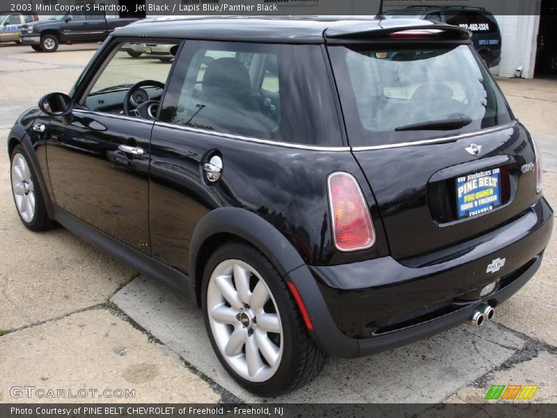 Jet Black / Lapis Blue/Panther Black 2003 Mini Cooper S Hardtop