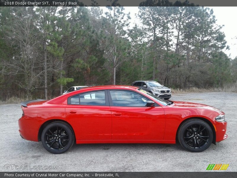 Torred / Black 2018 Dodge Charger SXT