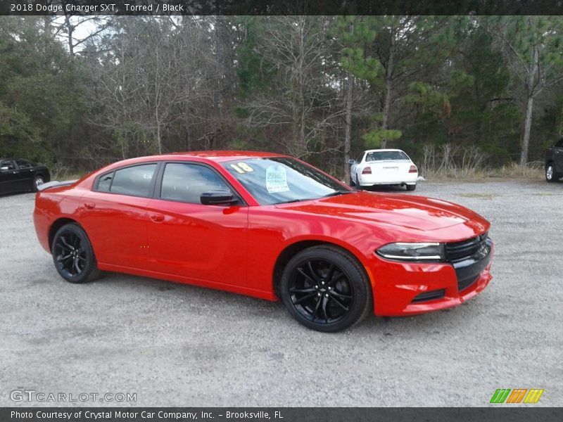 Torred / Black 2018 Dodge Charger SXT