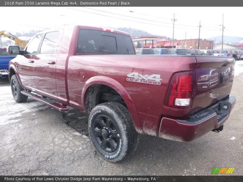 Delmonico Red Pearl / Black 2018 Ram 2500 Laramie Mega Cab 4x4