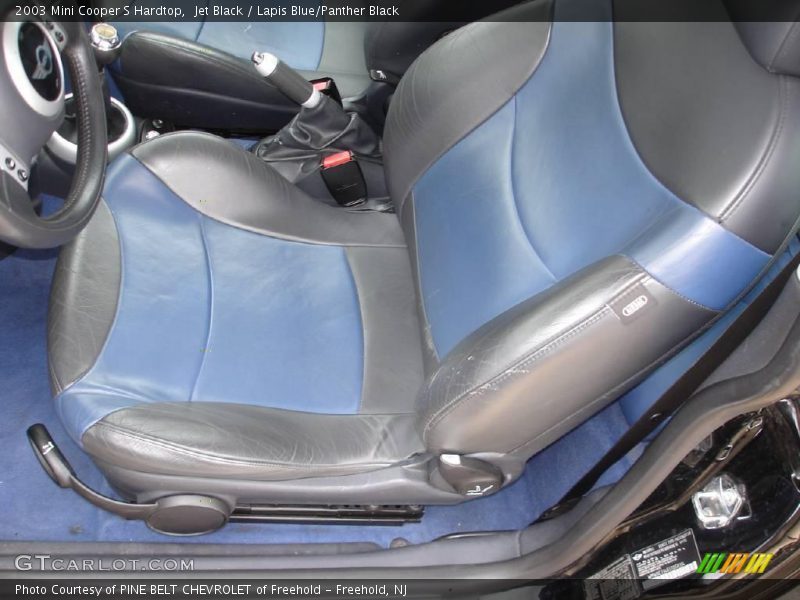 Jet Black / Lapis Blue/Panther Black 2003 Mini Cooper S Hardtop