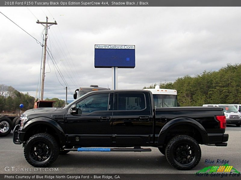 Shadow Black / Black 2018 Ford F150 Tuscany Black Ops Edition SuperCrew 4x4