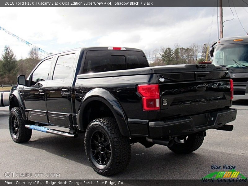 Shadow Black / Black 2018 Ford F150 Tuscany Black Ops Edition SuperCrew 4x4