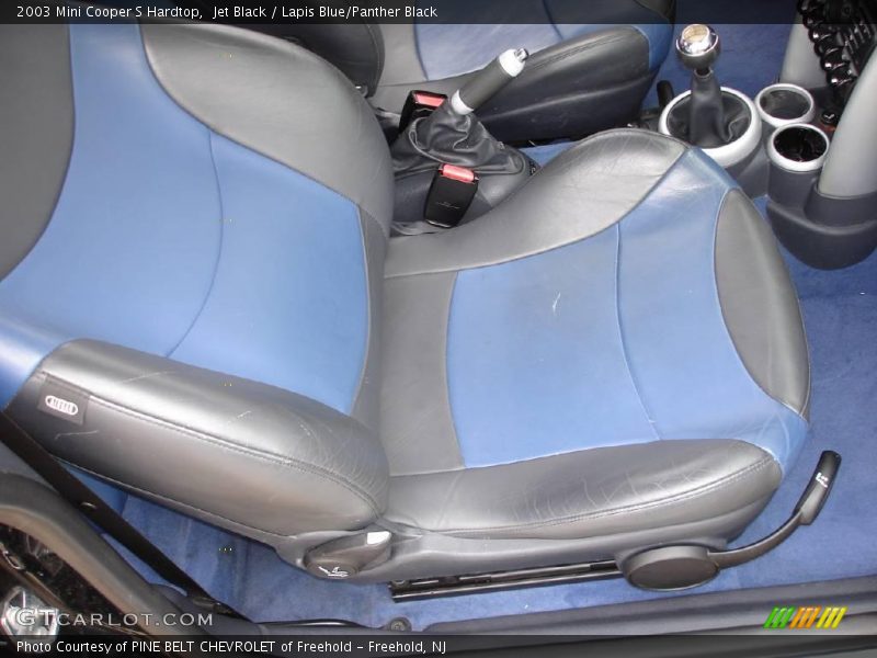Jet Black / Lapis Blue/Panther Black 2003 Mini Cooper S Hardtop
