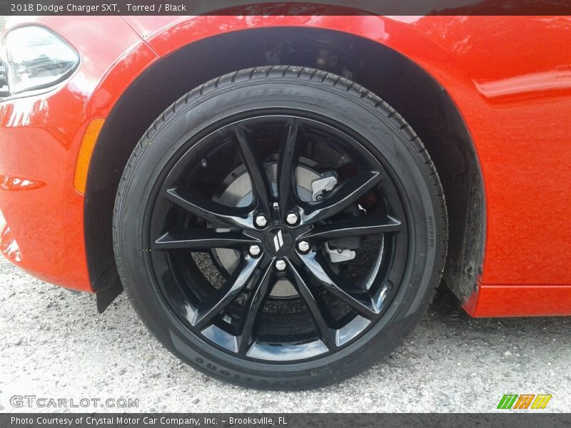 Torred / Black 2018 Dodge Charger SXT