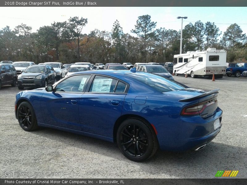 IndiGo Blue / Black 2018 Dodge Charger SXT Plus