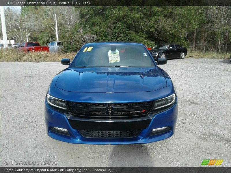 IndiGo Blue / Black 2018 Dodge Charger SXT Plus