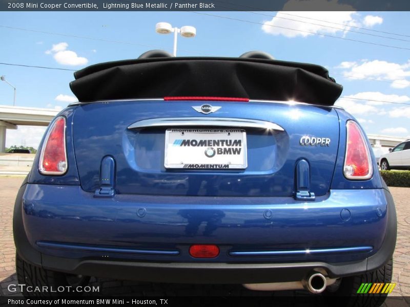 Lightning Blue Metallic / Panther Black 2008 Mini Cooper Convertible