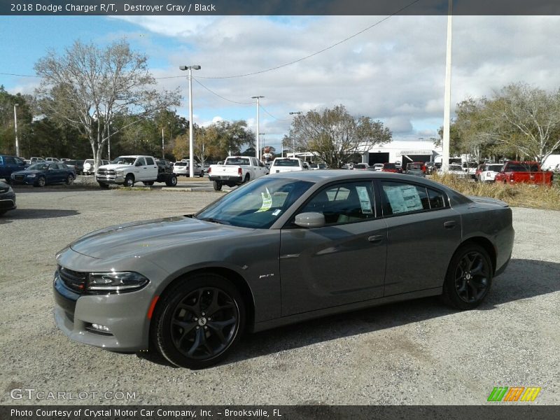 Destroyer Gray / Black 2018 Dodge Charger R/T