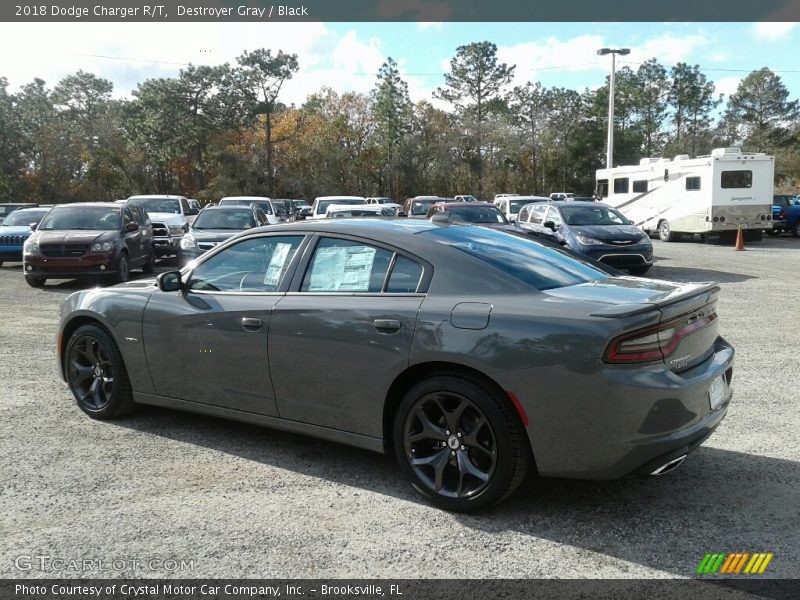 Destroyer Gray / Black 2018 Dodge Charger R/T