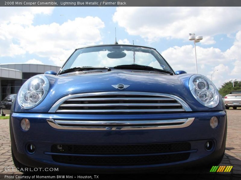 Lightning Blue Metallic / Panther Black 2008 Mini Cooper Convertible