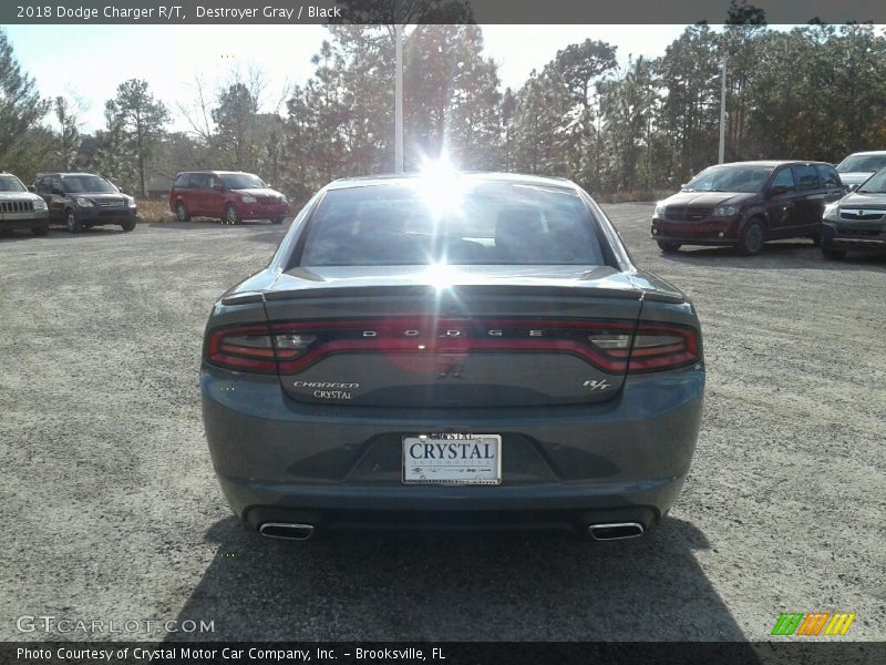 Destroyer Gray / Black 2018 Dodge Charger R/T