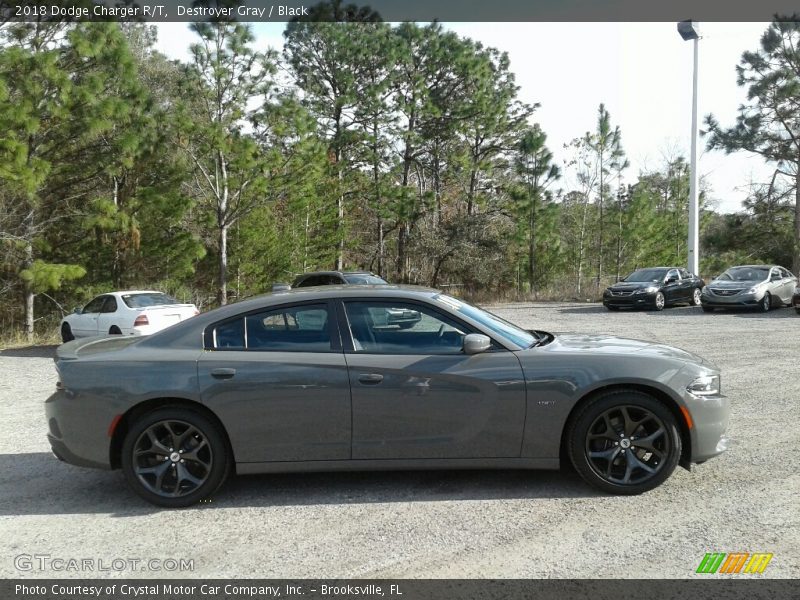 Destroyer Gray / Black 2018 Dodge Charger R/T