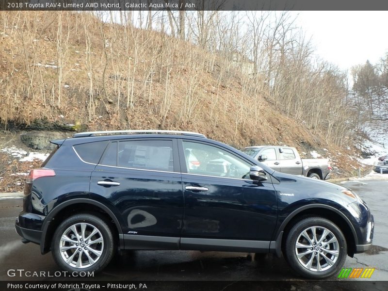  2018 RAV4 Limited AWD Hybrid Galactic Aqua Mica