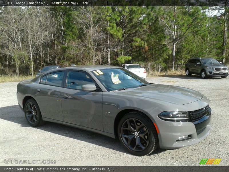 Destroyer Gray / Black 2018 Dodge Charger R/T
