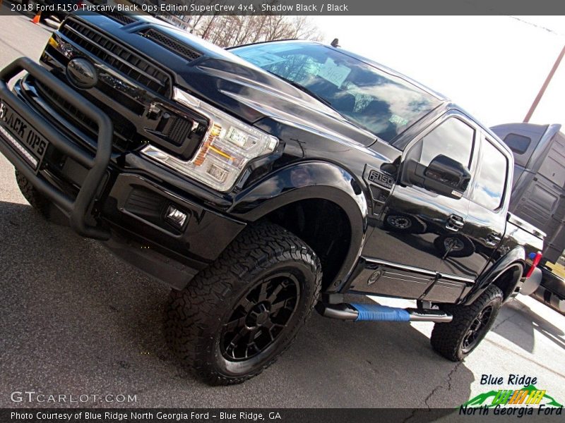 Shadow Black / Black 2018 Ford F150 Tuscany Black Ops Edition SuperCrew 4x4