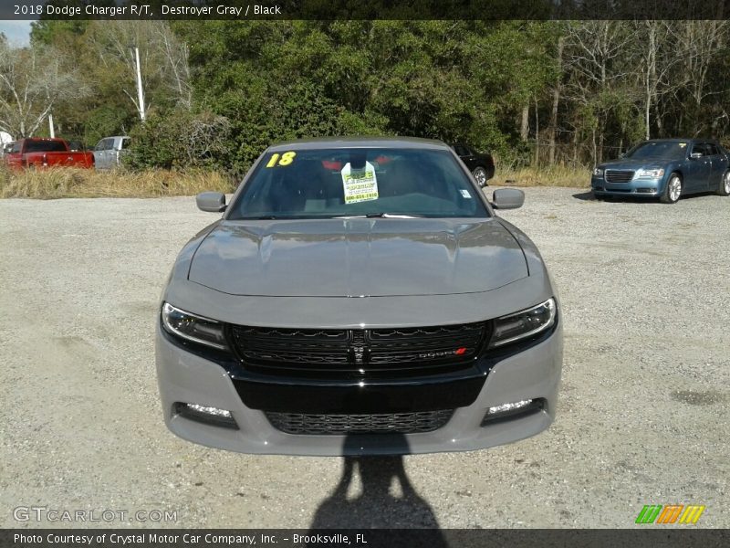 Destroyer Gray / Black 2018 Dodge Charger R/T
