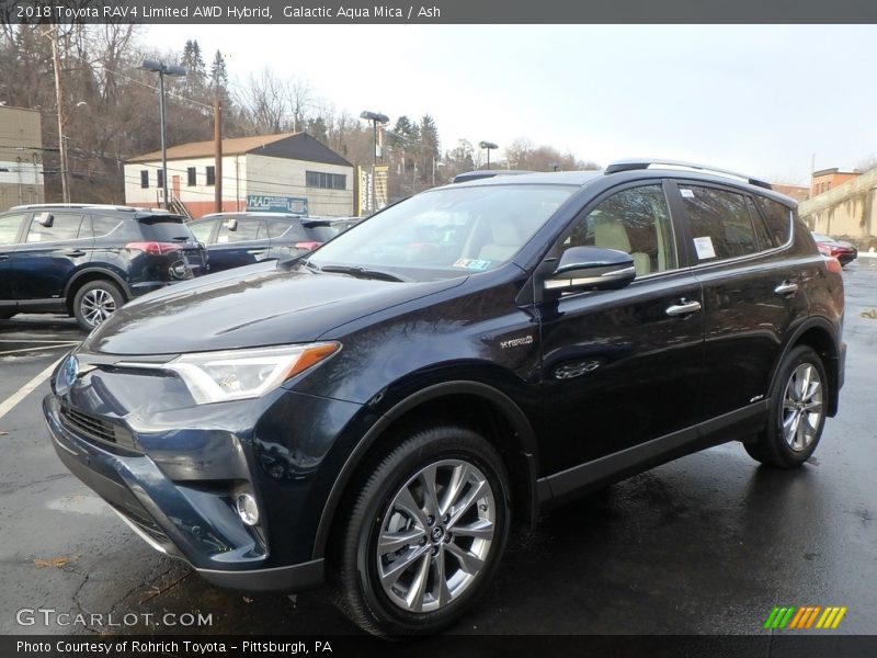  2018 RAV4 Limited AWD Hybrid Galactic Aqua Mica