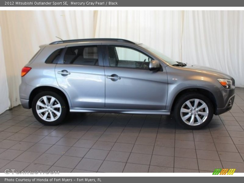 Mercury Gray Pearl / Black 2012 Mitsubishi Outlander Sport SE