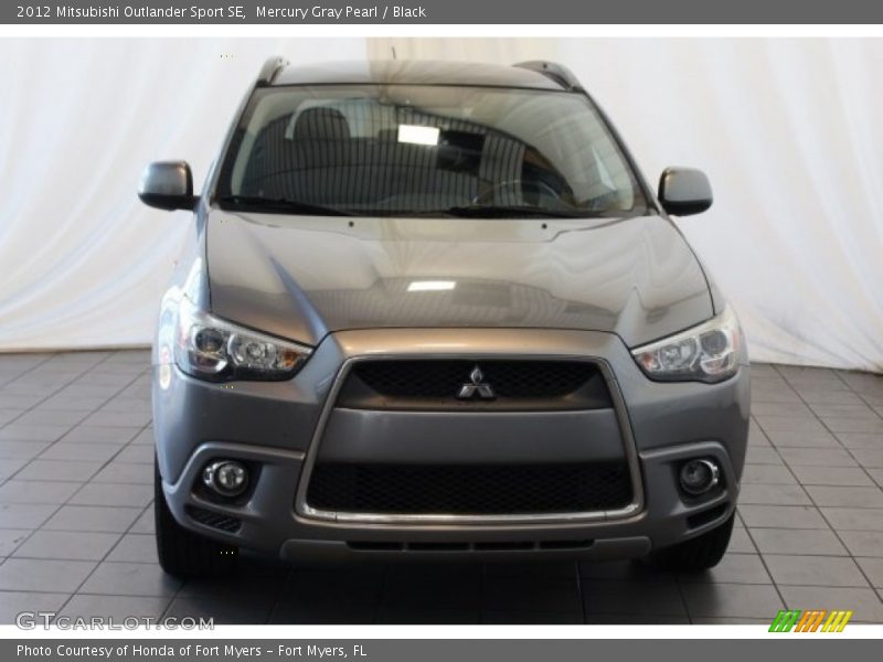 Mercury Gray Pearl / Black 2012 Mitsubishi Outlander Sport SE