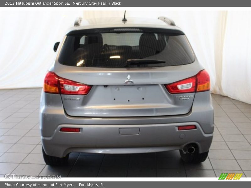 Mercury Gray Pearl / Black 2012 Mitsubishi Outlander Sport SE
