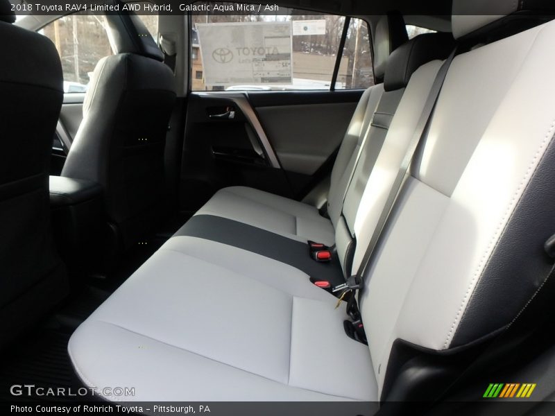 Rear Seat of 2018 RAV4 Limited AWD Hybrid