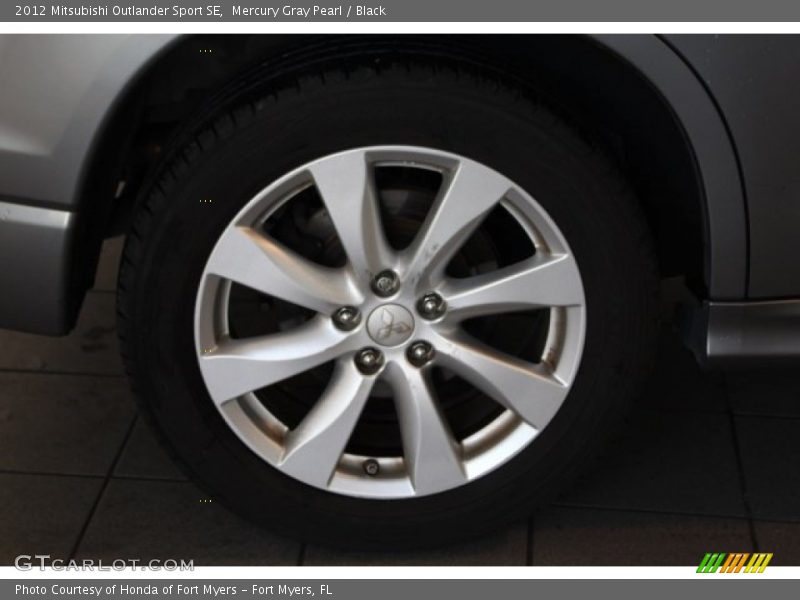Mercury Gray Pearl / Black 2012 Mitsubishi Outlander Sport SE