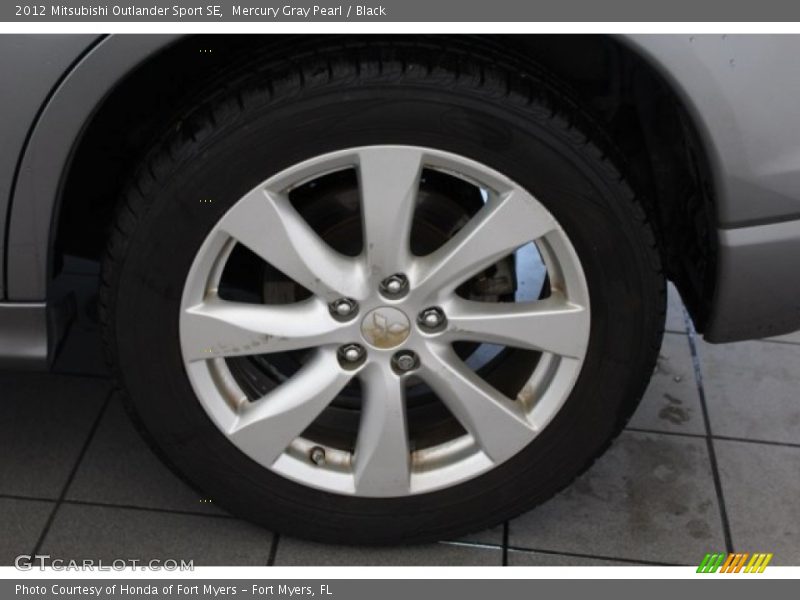 Mercury Gray Pearl / Black 2012 Mitsubishi Outlander Sport SE