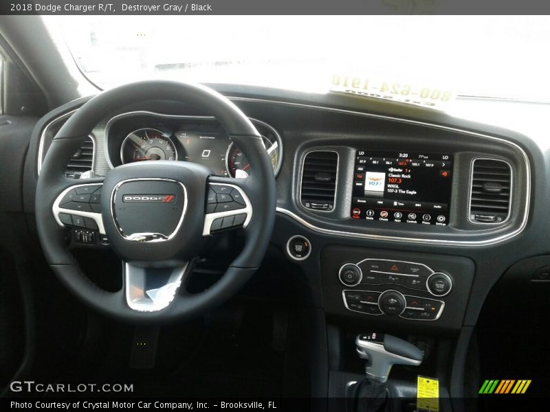 Destroyer Gray / Black 2018 Dodge Charger R/T
