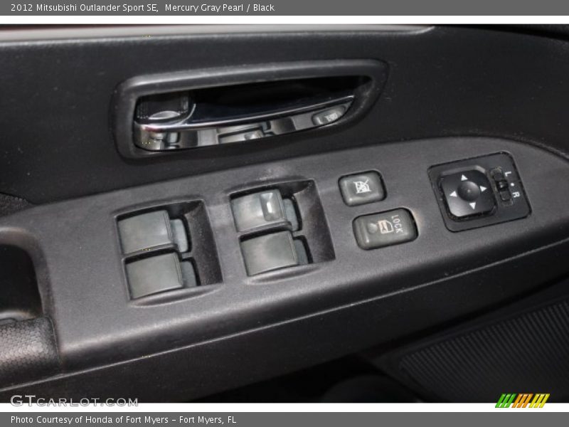 Mercury Gray Pearl / Black 2012 Mitsubishi Outlander Sport SE