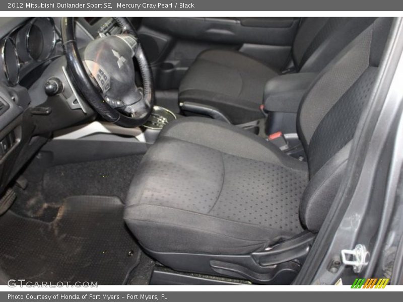 Mercury Gray Pearl / Black 2012 Mitsubishi Outlander Sport SE