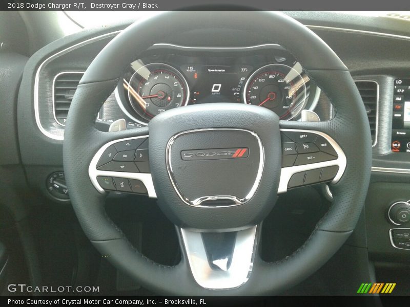 Destroyer Gray / Black 2018 Dodge Charger R/T