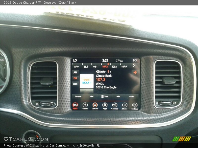 Destroyer Gray / Black 2018 Dodge Charger R/T