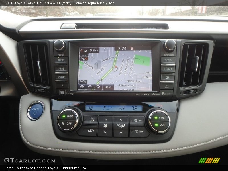 Navigation of 2018 RAV4 Limited AWD Hybrid