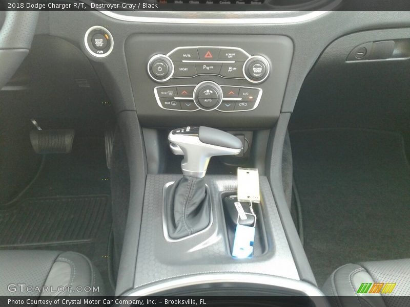 Destroyer Gray / Black 2018 Dodge Charger R/T