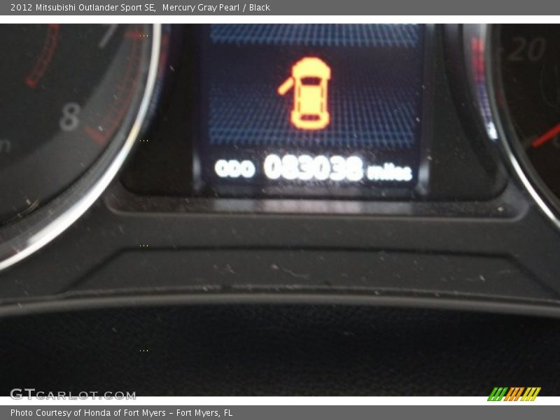 Mercury Gray Pearl / Black 2012 Mitsubishi Outlander Sport SE