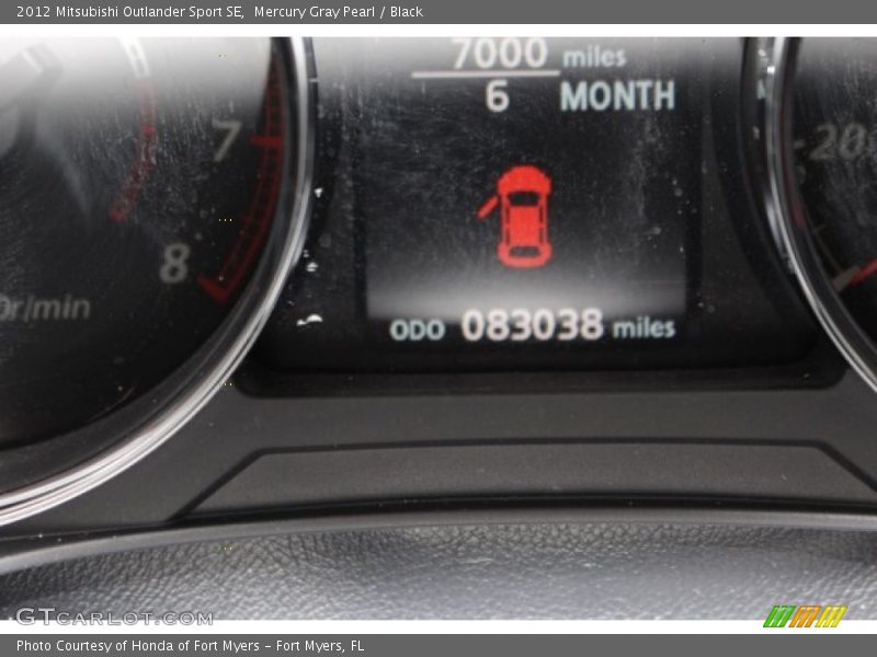 Mercury Gray Pearl / Black 2012 Mitsubishi Outlander Sport SE