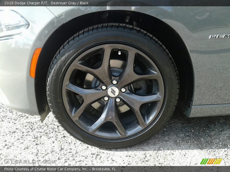 Destroyer Gray / Black 2018 Dodge Charger R/T