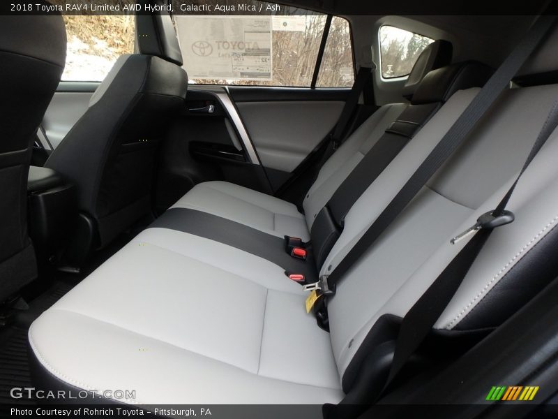 Rear Seat of 2018 RAV4 Limited AWD Hybrid